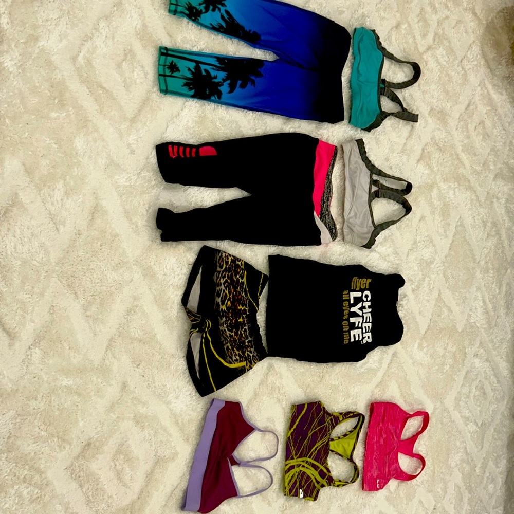 Girls/Tweens Cheerleading Athletic Clothes Set